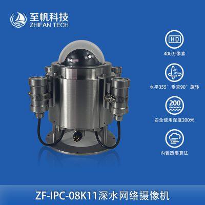 2MP 1080P Underwater Network Camera with Pan-Tilt for Dam Inspection - Waterproof to 100m