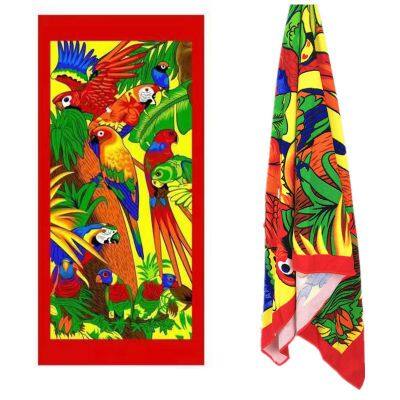 Микроволокнистые веселые пляжные полотенца