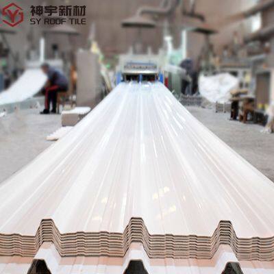 Water Proof Corrosion Resistance Pvc Upvc Plastic Roofing Sheet Rust Proof Roof for Work Shop /Warehouse