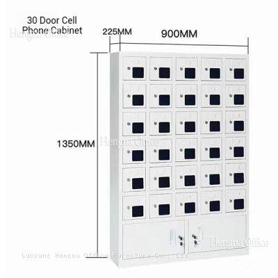 Robuster Telefonaufladeschrank mit Stahlschlössern und maßgeschneiderten Steckdosen | Ideal für große öffentliche Veranstaltungsorte und Bildungseinrichtungen photo-2