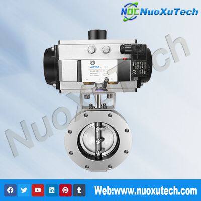 NuoXuTech GIQ-AB Series Pneumatic High Vacuum Butterfly Valve photo-1