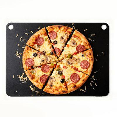 Pre-Seasoned Carbon Steel Pizza Baking Stone for Oven and Grill