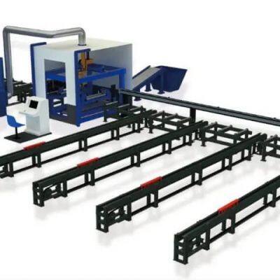 Multi-purpose H/I Beam CNC Cutting Coping Machine for Architecture and Structural Engineering