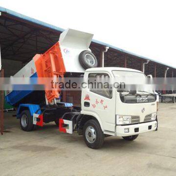 Dongfeng Mini 5m3 Hook Lift Truck 4x2 Hydraulic Lifter Garbage Truck photo-2