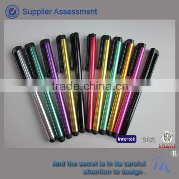 multicolor plastic ballpen/ touch pen