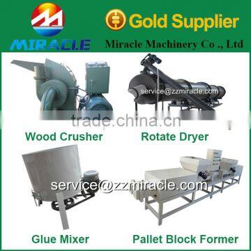 To Produce Solid Wooden Block From Wood Pallet Block Machine photo-3