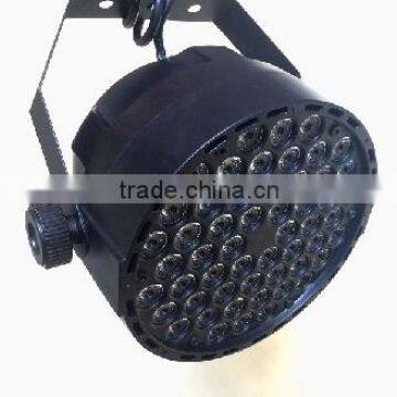 Led Par light 60W 54*1W RGBW(R:12pcs G:18pcs B:18pcs W:6pcs) mixed colors Stand alone/Master/Slave/Sound active Christmas light