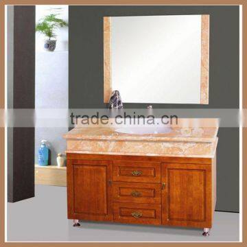 AQUARIUS Hot Sale Wall Mounted Wooden Washbasin Cabinet Design