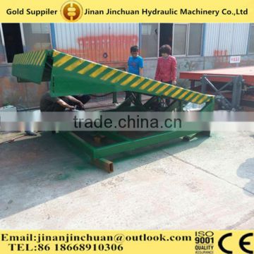 Large warehouse 6ton 8t 10t 15t 20t ramp stationary adjustment height truck dock leveler electric hydraulic dock ramp