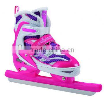 high quality Aluminum blade ice figure skate for ice rink, ice skate shoes