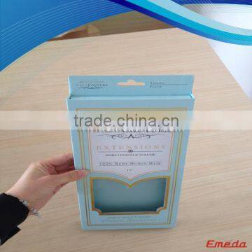 Excellent can be customized high quality hair extension packing box