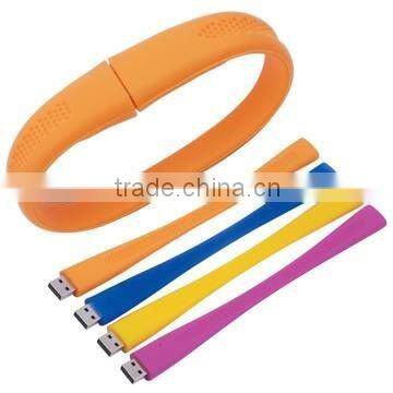 Factory Wholesale Silicone Bracelet USB Flash Drives With Customized Logo in Shenzhen photo-2