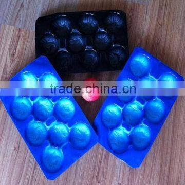 2015 New Vendor directly supply pp apple tray/clamshell container for fruits packing