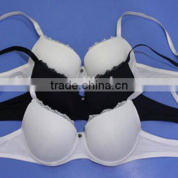 2016 lastest designed sexy push-up bra ,adjustable lace hot sell bra