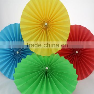 2015 wedding Paper Fans for DIY party decorations baby shower birthday party supplies