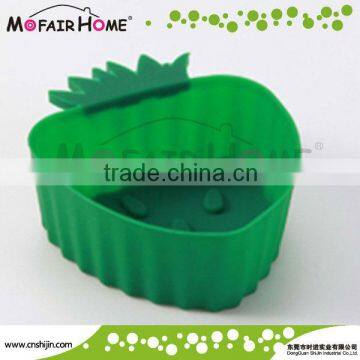 Kitchenware strawberry shape silicone muffin baking cups (S1019)