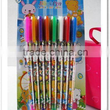 fruit flavor plastic gel ink pen