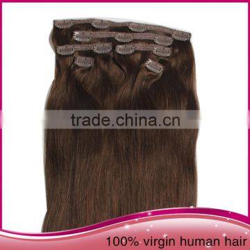 2015 Cheap Clip In Hightight Hair Extension India Virgin Human Hair Extension