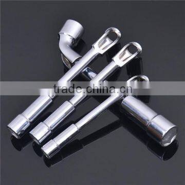 Milling opening L type wheel wrench,Car repair hand tools