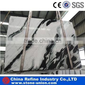 HIgh polished panda white marble from Refine Stone Factory