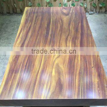 Foshan Factory Okan Colorful Right-Angel Natural Rose Wood Table Top