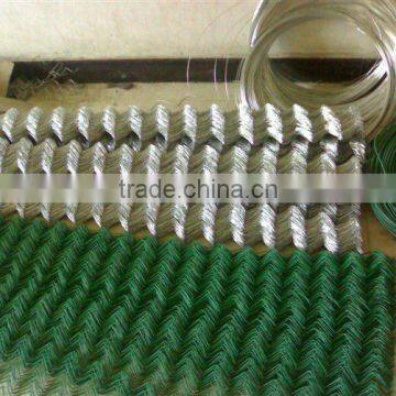 Galvanized Chain Link Fence & PVC Coated Chain Link Fence (direct factory)