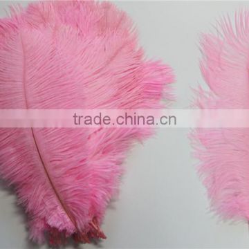 30cm-35cm Pink Synthetic Ostrich Feathers For Party Table Decoration