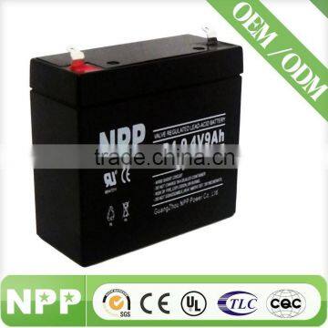 4v9ah SMF battery Sealed Lead Acid oem Battery for emergency light