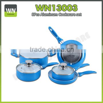 China cheap non-stick enamel cast aluminium cookware