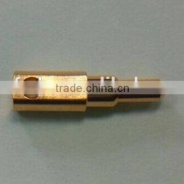 Gold Plated Brass Spring Loaded Pogo Pin Battery Connectir for Electronics Test Machine photo-2