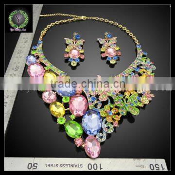 Hottest Crystal Women Fashion Jewelry Set KHK732 photo-2