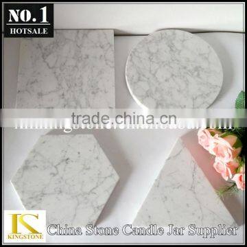 Carrara White Marble Tray