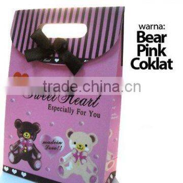 Gift paper bag with cartoon design