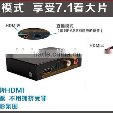 HDMI to HDMI Converter with 5.1CH, RCA Audio Output