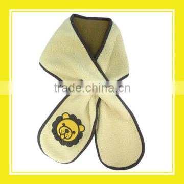 2016 Popular Products Bros Baby Lion Head Embroidery Winter Brown Scarf