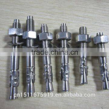 fasteners stainless steel 304 316 wedge anchors price list                        
                                                Quality Choice