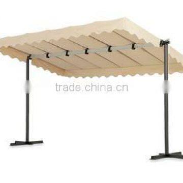 AW-009 Two sides awning for car ,car canopy steel