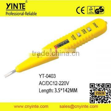 YT-0403 high grade AC.DC12-250V LCD display digital tester pen