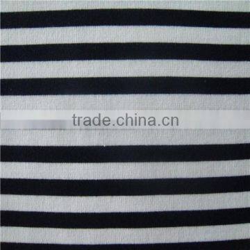 stripe fanric T/R polyester viscose spandex fabric punto roma fabric