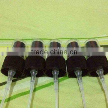 Fancy Black Cosmetic Plastic Spray Pump, Water Mist Sprayer with 18/410. 20/410. 24/410,28/410