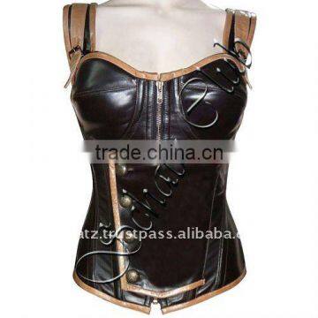 Steam Punk Leather Corset