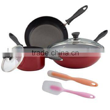 heat resistant cooking pots silicone handle