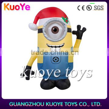 inflatable model type christmas minons, inflatable christmas minion for holiday, christamas minions