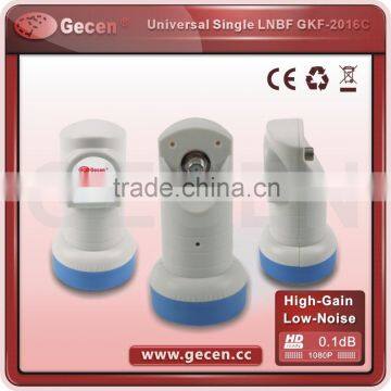 2016 4K digital type universla Ku Band Single Universal LNB for Europe market/ high gain/ low noise/cheap price/good quality