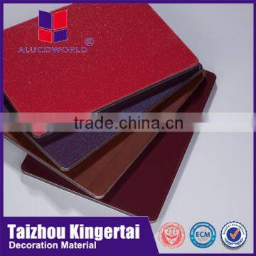 Alucoworld building construction material fire resistant aluminum composite panels