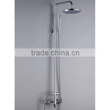 Double Handle Bath & Shower Mixer, Brass Shower Rail