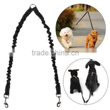 Homdox Pets Dog Leash Coupler Double Dog Walker Lead Elastic Two Dogs Leash Splitter AM002453