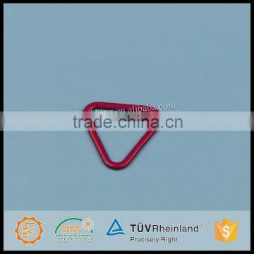 Nylon coated triangle ring for underwear