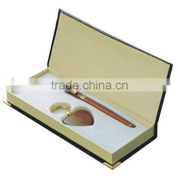 wooden box,pen,key chain