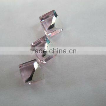 10mm Transparent style assorted colors ice cube crystal glass beads.Applicable to the necklace earrings etc.CGB003